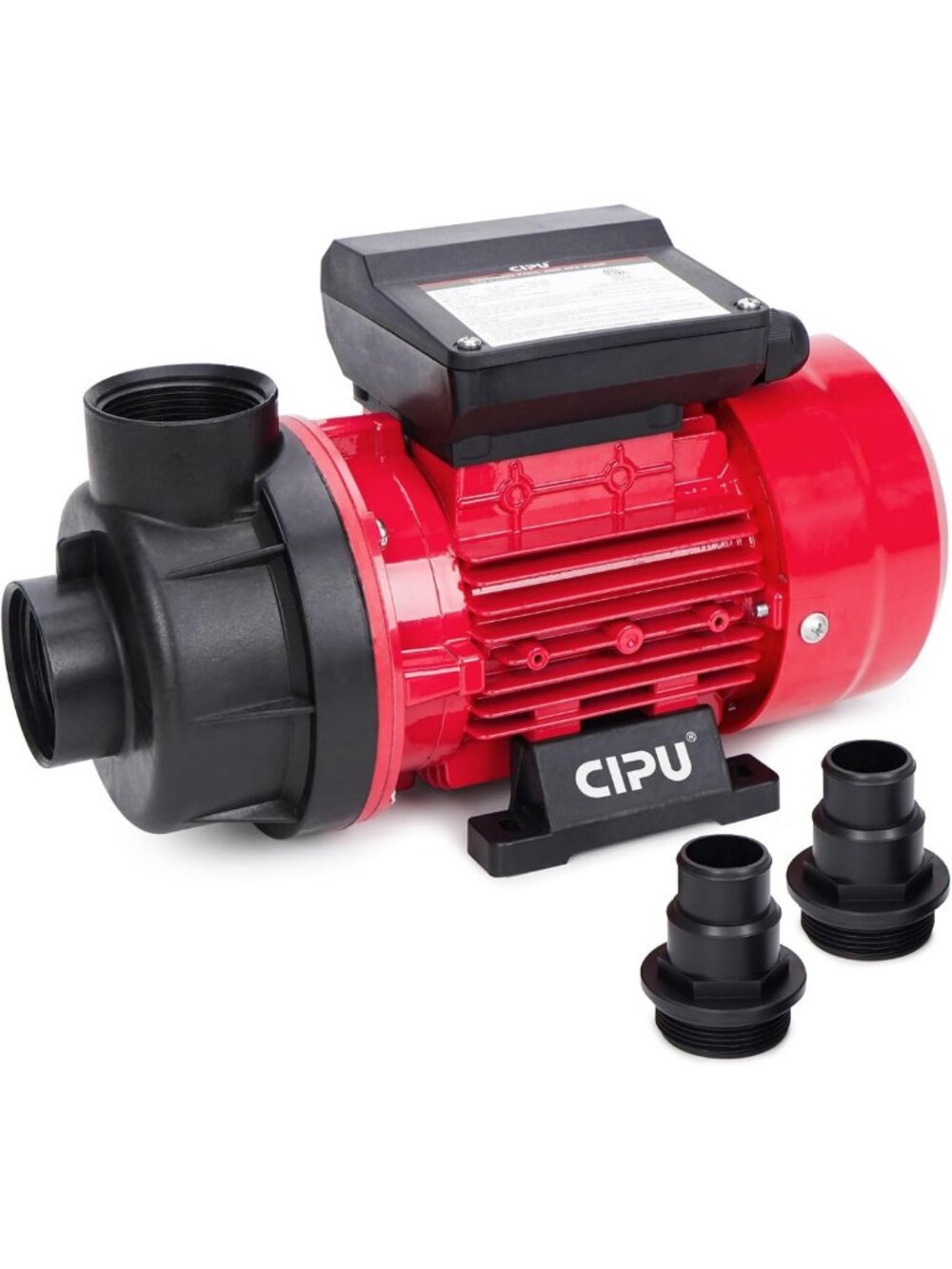 1/4 HP Above Ground Pool Pump 2220 GPH, Self-Priming Filter with Hose Adapters